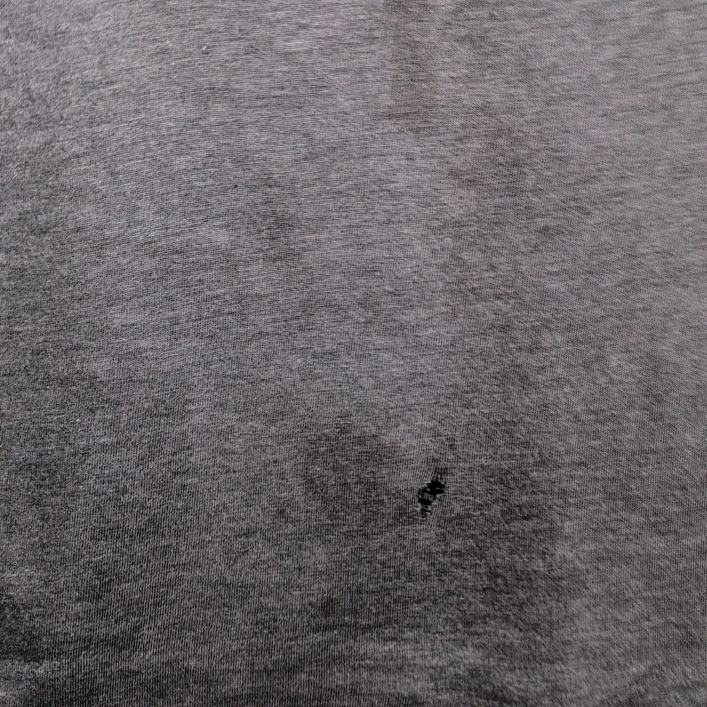 American Eagle Y2K Racerback Tank Top Womens Medium Gray Cotton Modal Ruched - Picture 12 of 12